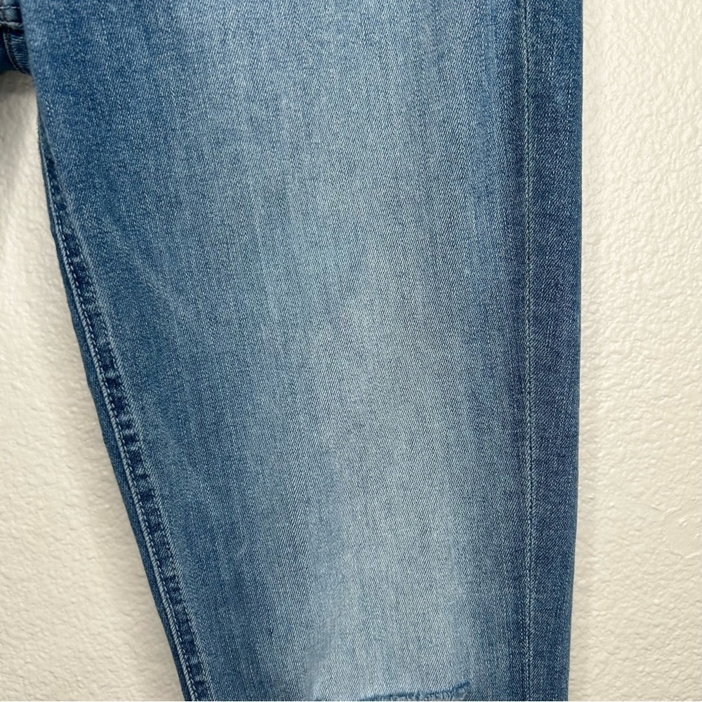 Mother Mid Rise Dazzler Ankle Fray jeans Weekend Kitten 30 - Picture 7 of 15